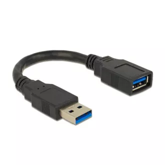 Delock USB 3.0 Stecker/Buchse A/A Verlängerungskabel Länge 15cm Delock USB 3.0 Stecker/Buchse A/A Verlängerungskabel Länge 15cm