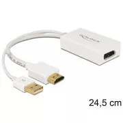 Delock Adapter HDMI-A Stecker & Displayport Buchse
