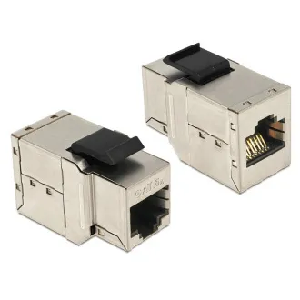 Delock Keystone Modul RJ45 Buchse > RJ45 Buchse Cat.6, Stecker Delock Keystone Modul RJ45 Buchse > RJ45 Buchse Cat.6, Stecker