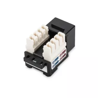 Digitus CAT 6 Keystone Jack, ungeschirmt RJ45 auf LSA, schwarz Digitus CAT 6 Keystone Jack, ungeschirmt RJ45 auf LSA, schwarz