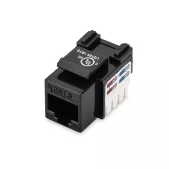 Digitus CAT 6 Keystone Jack, ungeschirmt RJ45 auf LSA, schwarz Digitus CAT 6 Keystone Jack, ungeschirmt RJ45 auf LSA, schwarz
