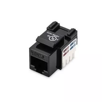 Digitus CAT 6 Keystone Jack, ungeschirmt RJ45 auf LSA, schwarz Digitus CAT 6 Keystone Jack, ungeschirmt RJ45 auf LSA, schwarz