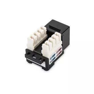 Digitus CAT 6 Keystone Jack, ungeschirmt RJ45 auf LSA, schwarz Digitus CAT 6 Keystone Jack, ungeschirmt RJ45 auf LSA, schwarz