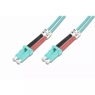 DIGITUS Glasfaser Patchkabel, LC auf LC, Multimode, OM3, 50/125 µ, Duplex Länge 3m DIGITUS Glasfaser Patchkabel, LC auf LC, Multimode, OM3, 50/125 µ, Duplex Länge 3m