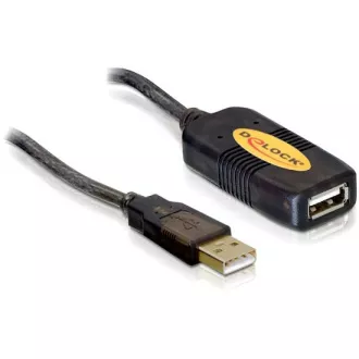 Delock USB 2.0 Kabel, A-A Stecker/Buchse Verlängerung 10m, aktiv