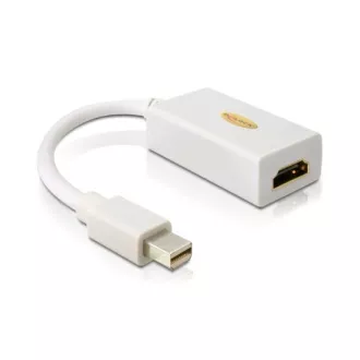 Delock DisplayPort mini (Stecker) auf HDMI A (Buchse) Adapter, weiß