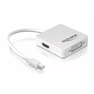 Delock DisplayPort mini (männlich) auf Displayport / HDMI / DVI 29 pin Adapter