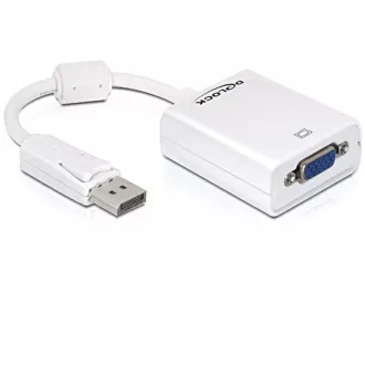 Delock DisplayPort (Stecker) auf VGA (Buchse) Adapter Delock DisplayPort (Stecker) auf VGA (Buchse) Adapter