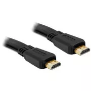 Delock HDMI 1.4 Stecker/Stecker A/A Kabel, flach, Länge 2 Meter