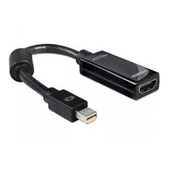 Delock DisplayPort mini (Stecker) auf HDMI A (Buchse) Adapter, schwarz Delock DisplayPort mini (Stecker) auf HDMI A (Buchse) Adapter, schwarz