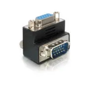 Delock VGA-Adapter, Stecker auf Buchse, rechtwinklig