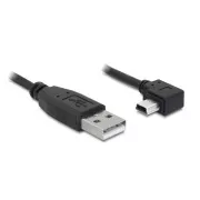 Delock Kabel USB 2.0 A-Stecker > USB mini-B 5-Pin Stecker rechtwinklig, 3 Meter