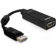 Delock Displayport 20pin Stecker > HDMI 19 pin Buchse, Länge 12,5 cm