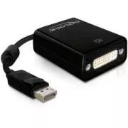 Delock DisplayPort (Stecker) auf DVI 24 5 (Buchse) Adapter, schwarz
