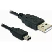 Delock Kabel USB 2.0 A-Stecker & USB mini-B 5-Pin Stecker, 1,5 Meter