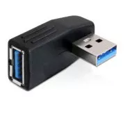 DeLock USB 3.0 Stecker auf USB 3.0 Buchse im 90° Winkel horizontal