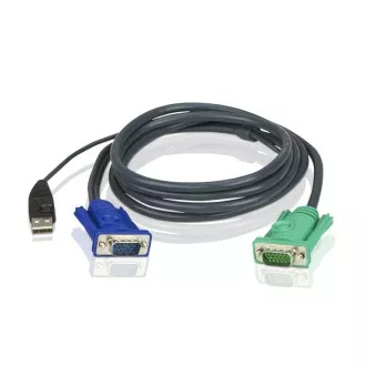 ATEN integriertes Kabel 2L-5202U für KVM USB 1.8 M