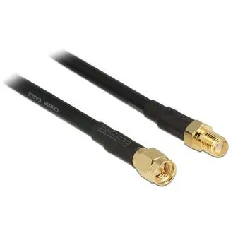 Delock Antennenkabel SMA-Stecker > SMA-Buchse CFD200 15 m, verlustarm Delock Antennenkabel SMA-Stecker > SMA-Buchse CFD200 15 m, verlustarm