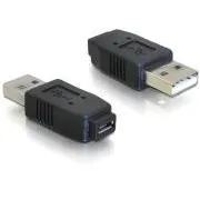 Delock-Adapter von Micro-USB-A B-Buchse auf USB-A-Stecker