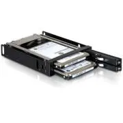 DeLock Wechselrahmen 3,5" für 2x 2,5" SATA-Festplatten
