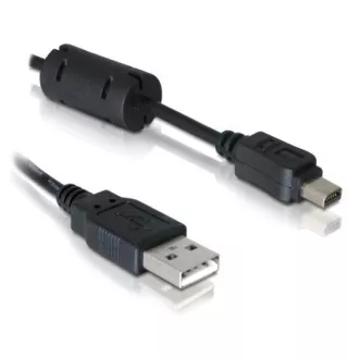 Delock CABLE USB 2.0 mini Typ Olympus 12pin Länge 1m Delock CABLE USB 2.0 mini Typ Olympus 12pin Länge 1m