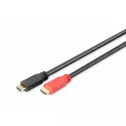 Digitus Verbindungskabel mit aktiver Verstärkung HDMI High Speed Ethernet Ultra HD 24p, 15M