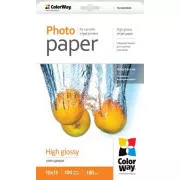 COLORWAY Fotopapier/ hochglänzend 180g/m2, 10x15/ 100 Stück