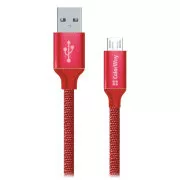 Colorway Datenkabel Usb / Micro Usb / 1m / 2.1A / Rot