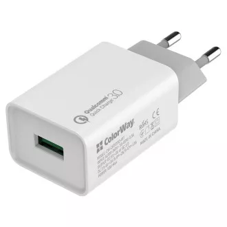COLORWAY 1x USB/ Netzladegerät/ 18W/ 100V-240V