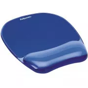 Fellowes Maus- und Handgelenkstütze CRYSTAL Gel blau