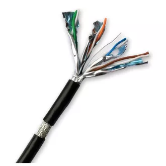 DATACOM S/FTP Kabel CAT7 PE,Fca 100m, Mantel schwarz OUTDOOR DATACOM S/FTP Kabel CAT7 PE,Fca 100m, Mantel schwarz OUTDOOR