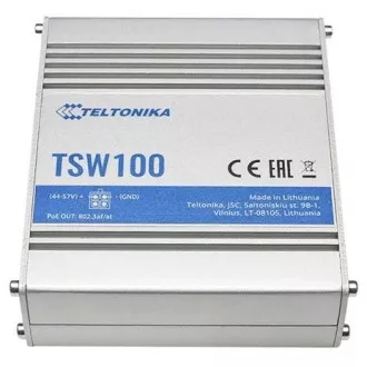 Teltonika TSW100 Industrieller unverwalteter Switch Teltonika TSW100 Industrieller unverwalteter Switch