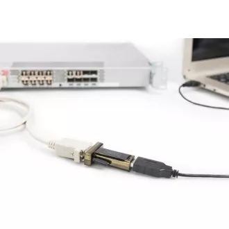 DIGITUS USB 2.0 auf seriell, DSUB 9M Konverter inkl. USB A Kabel 80cm DIGITUS USB 2.0 auf seriell, DSUB 9M Konverter inkl. USB A Kabel 80cm