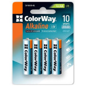 Colorway Alkalibatterien AA/ 1,5V/ 4 Stück im Pack/ Blister
