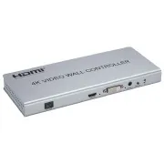 PremiumCord HDMI 1 Eingang - 4 Ausgänge, Video Wall Controller
