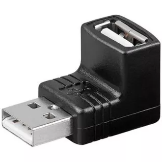 PremiumCord USB-Reduzierer A-A, Stecker/Buchse 90°