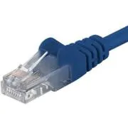 PremiumCord Patchkabel UTP RJ45-RJ45 CAT6 5m blau