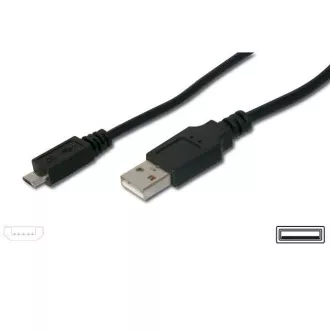 PremiumCord Micro USB 2.0, A-B 0,75m Kabel für schnelles Laden PremiumCord Micro USB 2.0, A-B 0,75m Kabel für schnelles Laden