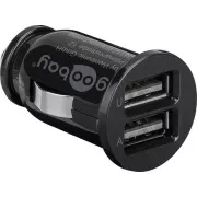 goobay Netzteil 12V Autoadapter auf 2x USB 2,1A schwarz