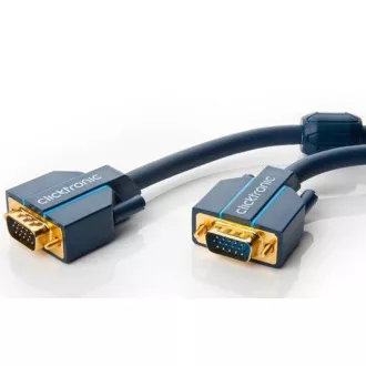 ClickTronic HQ OFC (Koax) SVGA MD15HD-MD15HD Monitorkabel mit Ferriten, 7,5m ClickTronic HQ OFC (Koax) SVGA MD15HD-MD15HD Monitorkabel mit Ferriten, 7,5m