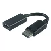 PremiumCord DisplayPort auf HDMI Stecker/Buchse Adapter, unterstützt 3D, 4K*2K@30Hz