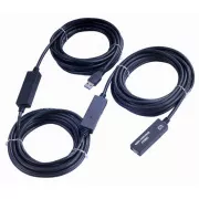 PremiumCord USB 3.0 Repeater und Verlängerungskabel A/M-A/F 15m