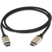 PremiumCord USB-3.1-Kabel, Typ-C-Stecker (männlich) – USB-3.1-Stecker (Typ C, männlich), 1 m, Aluminiumstecker