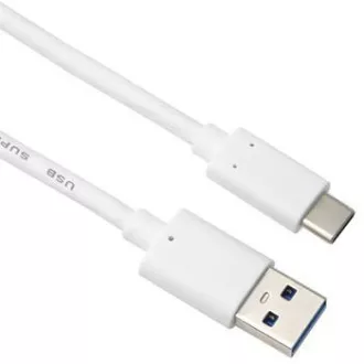 PremiumCord USB-C auf USB 3.0 A (USB 3.1 Generation 2, 3A, 10Gbit/s) 0,5m weiß