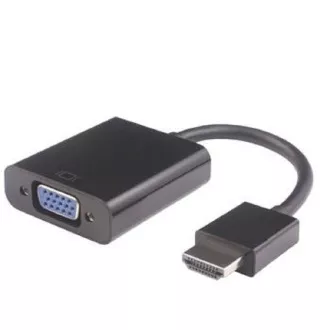 PremiumCord HDMI zu VGA Konverter mit 3.5mm Stereo Klinke - schwarz