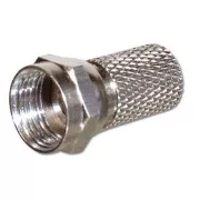 PremiumCord Sat. F Stecker, für 6.5mm Cut Version Kabel, Länge 20mm