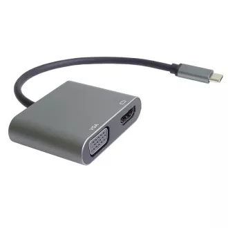 PremiumCord MST Adapter USB-C auf HDMI VGA, 4K und FULL HD 1080p Auflösung PremiumCord MST Adapter USB-C auf HDMI VGA, 4K und FULL HD 1080p Auflösung