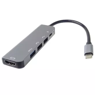 PremiumCord USB-C auf HDMI USB3.0 2x USB2.0 PD(power delivery) Adapter PremiumCord USB-C auf HDMI USB3.0 2x USB2.0 PD(power delivery) Adapter