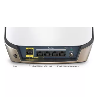 Netgear Orbi 960 Serie Quad-Band WiFi 6E Router, 10.8Gbps