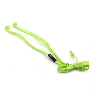 PLATINET FREESTYLE SHOELACE Kopfhörer mit Mikrofon, grün PLATINET FREESTYLE SHOELACE Kopfhörer mit Mikrofon, grün